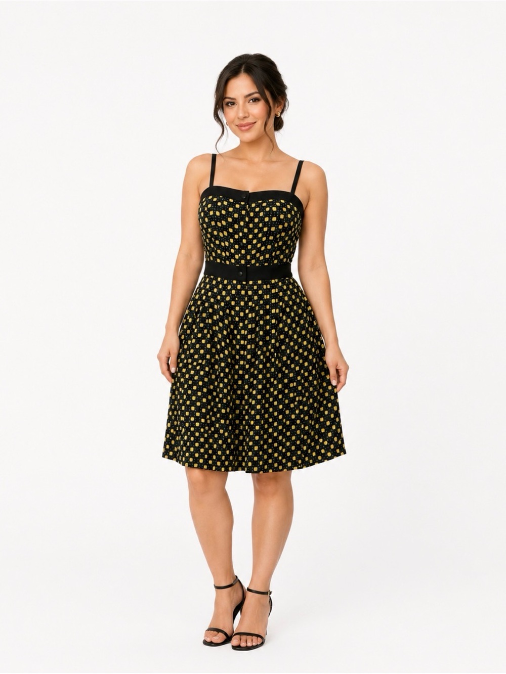 Milly Dress Blue Green 6 Silk A Line
